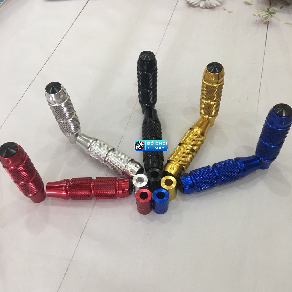 Chống Đổ Xe Máy Nhôm CNC, Bộ 2 Gù Chống Đổ Sau  Winner, Winner X, Exciter,....