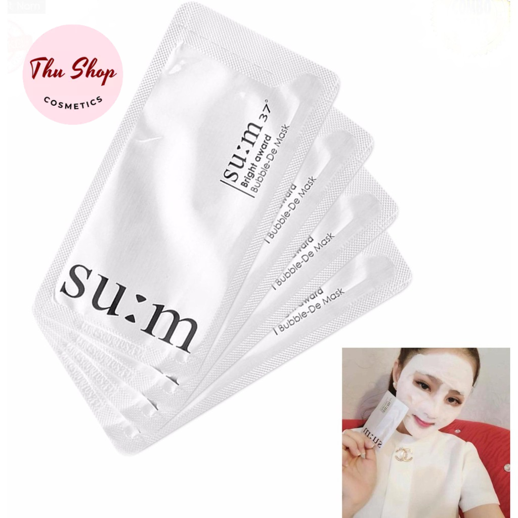 Mặt Nạ Thải Độc Su:m 37 Bright Award Bubble-De Mask