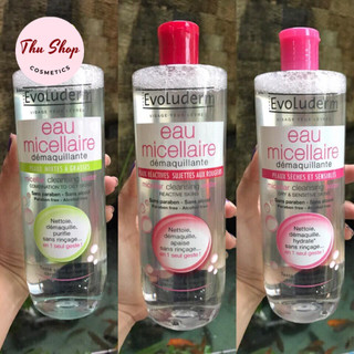 Nước tẩy trang Evoluderm Micellar