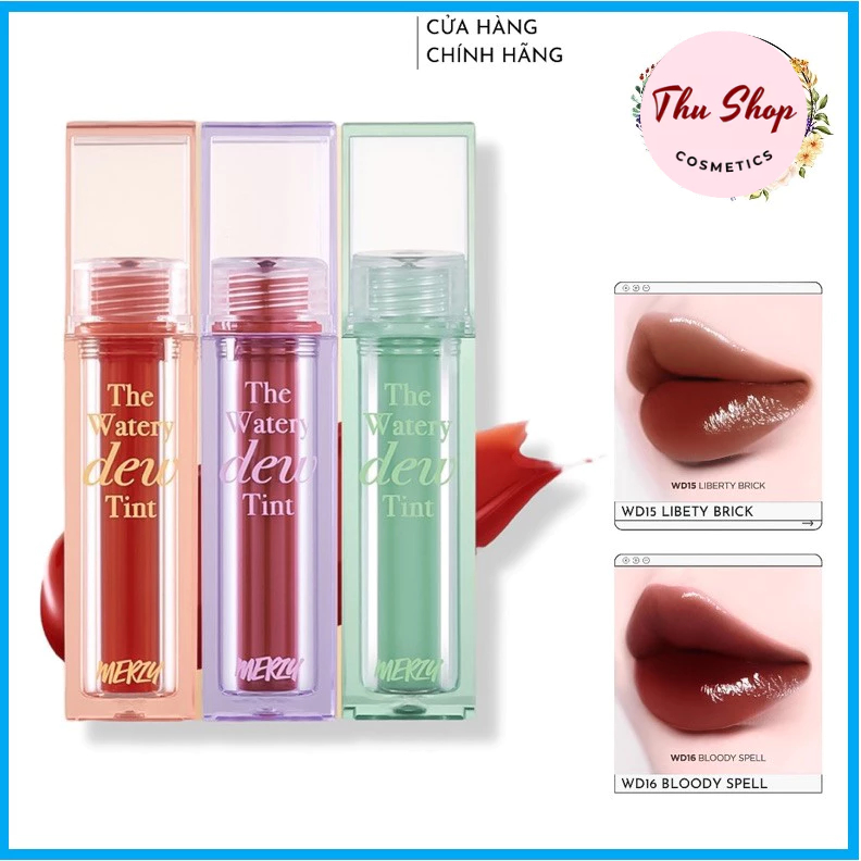 NEW_Son Tint Lì Merzy The Watery Dew Tint 4g