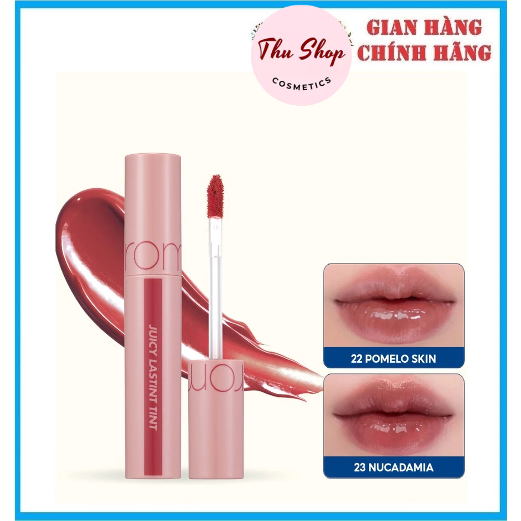 Son tint Romand Juicy Lasting Tint màu 23 Nucadamia_ có sẵn
