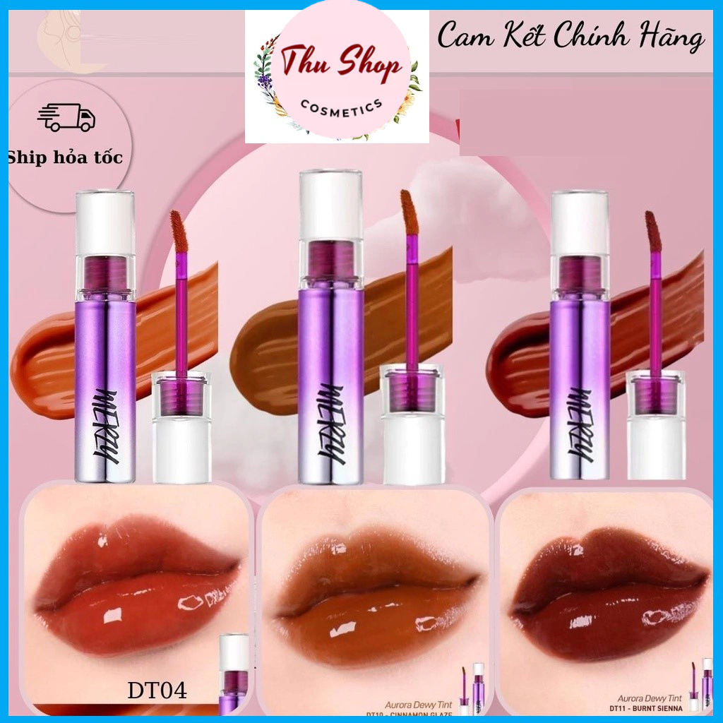Son Tint Bóng Merzy Aurora Dewy Tint DT04 - DT10- DT11