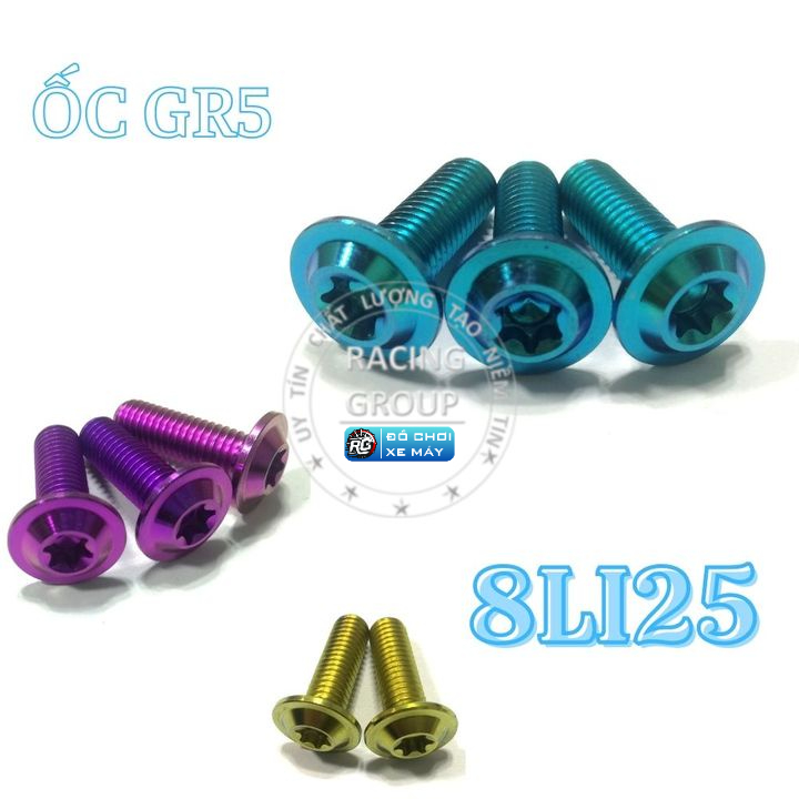 Ốc Đĩa Gr5 8li25 dành cho mọi loại xe máy