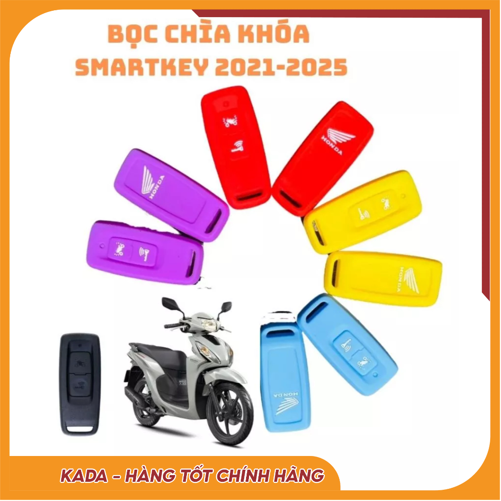 Vỏ Bọc Chìa Khóa Smarkey Vision (Silicon) xe Vision, Lead, Airblade, SH160i/150i, SHmode, WinerX, Va