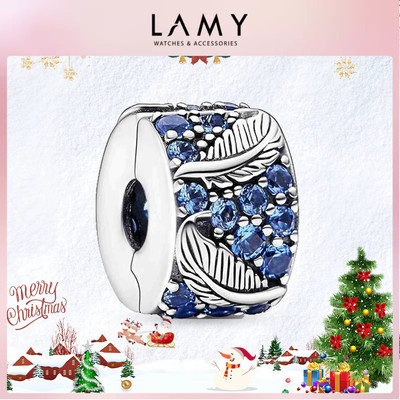 Charm bạc LAMY Lông vũ đính pha lê Curved Feather 1211