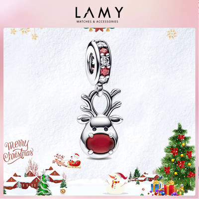 Charm bạc LAMY Red Nose Reindeer Murano Women's 1185