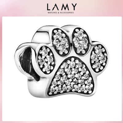 Charm bạc LAMY Dấu chân thú cưng Dog Paw Print Silver 1295