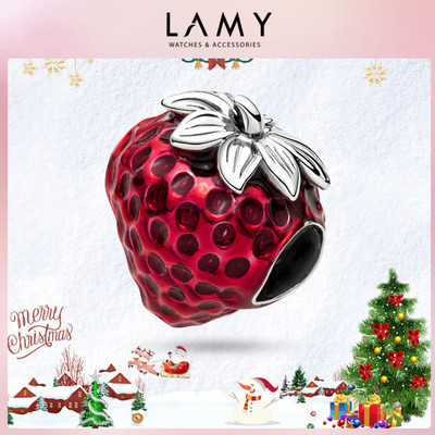 Charm bạc Seeded Strawberry Fruit 1368