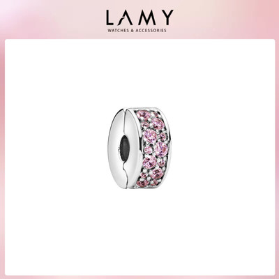 Charm bạc LAMY đá hồng Pink Pave 1159