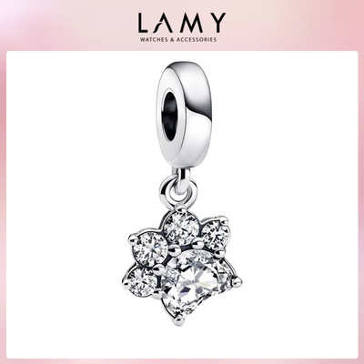 Charm bạc LAMY Dấu chân thú cưng Sparkling Pet Paw Print 1173