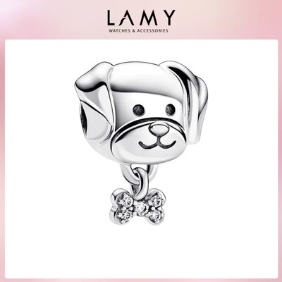 Charm bạc LAMY Cún con và xục xương Pet Dog & Bone 1168