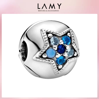 Charm bạc LAMY Bright Blue Star Clip Charm 1141 - Charm cao cấp S925