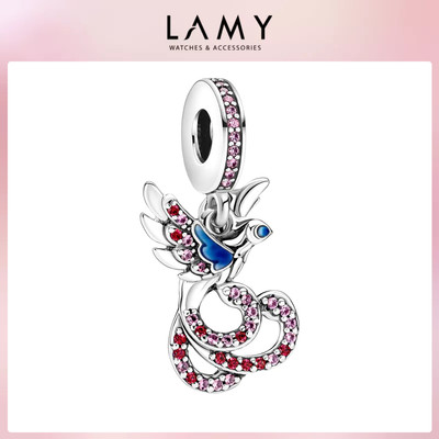 Charm bạc LAMY Phượng Hoàng tráng men Chinese Mythical Phoenix 1190