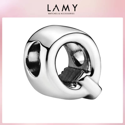 Charm bạc LAMY hình chữ Q 1308 - Charm bảng chữ cái bạc S925