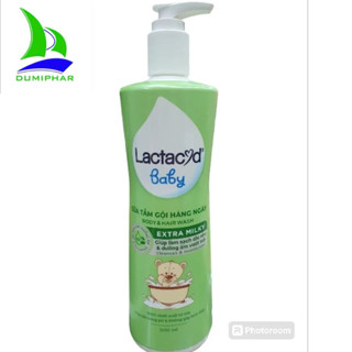 Sữa tắm gội cho bé Lactacyd Milk Vòi 500ml