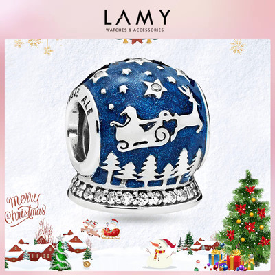 Charm bạc LAMY  Christmas Night Snow Globe Sterling 1602