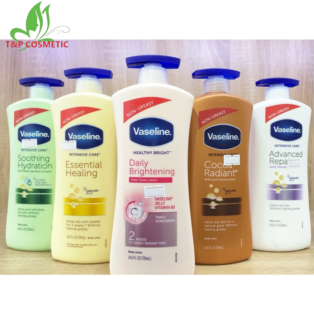 (Mẫu Mới )SỮA DƯỠNG THỂ VASELINE 725ML