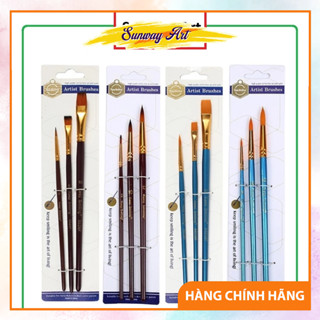 Bộ cọ vẽ 3 cây Keep Smiling