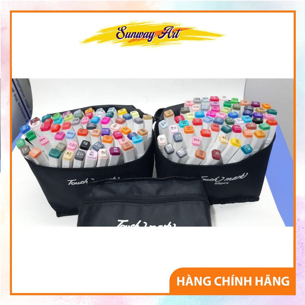 [mua 1 tặng 4] màu vẽ touchliit 6 60/80 màu
