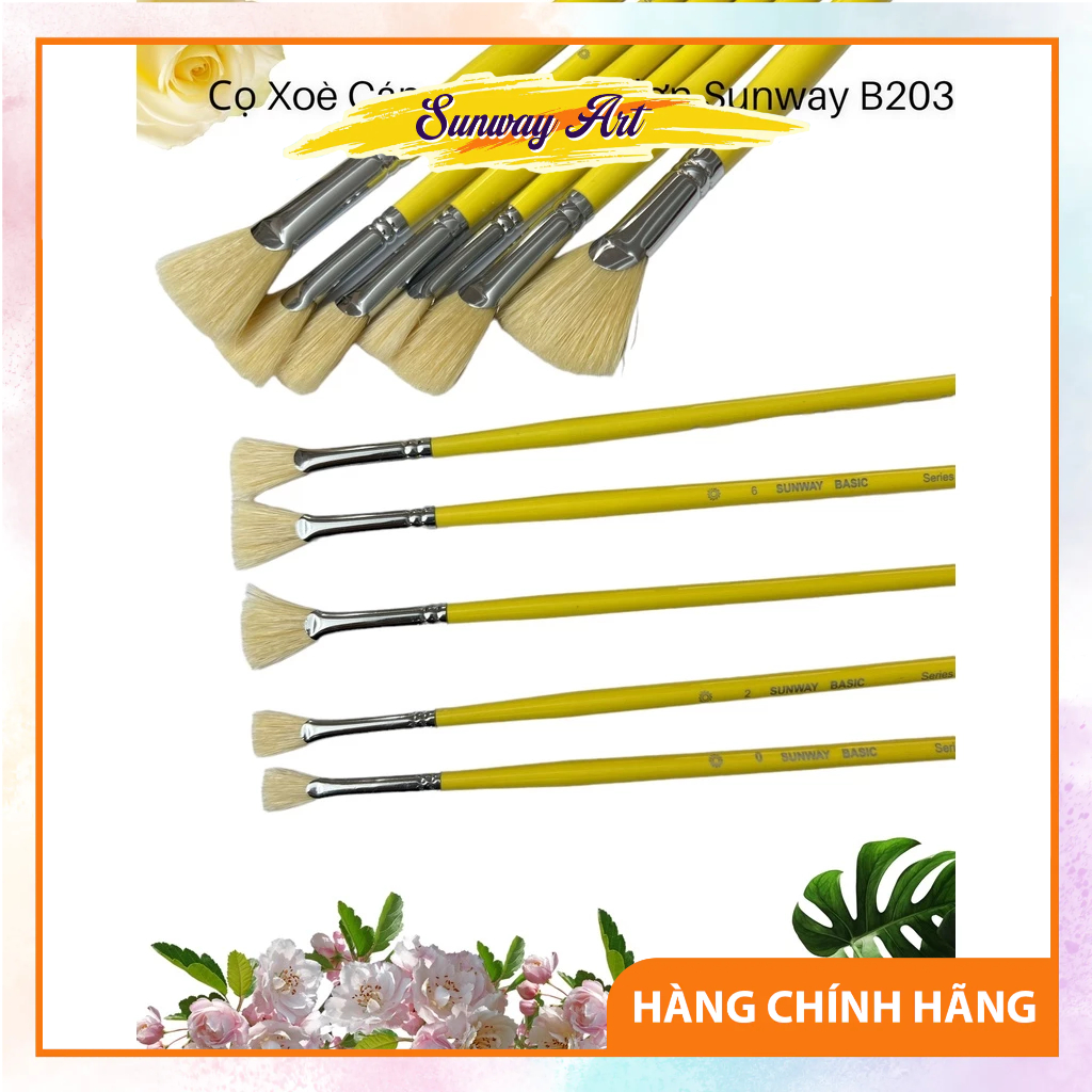 Cọ cánh quạt lông heo sunway B203