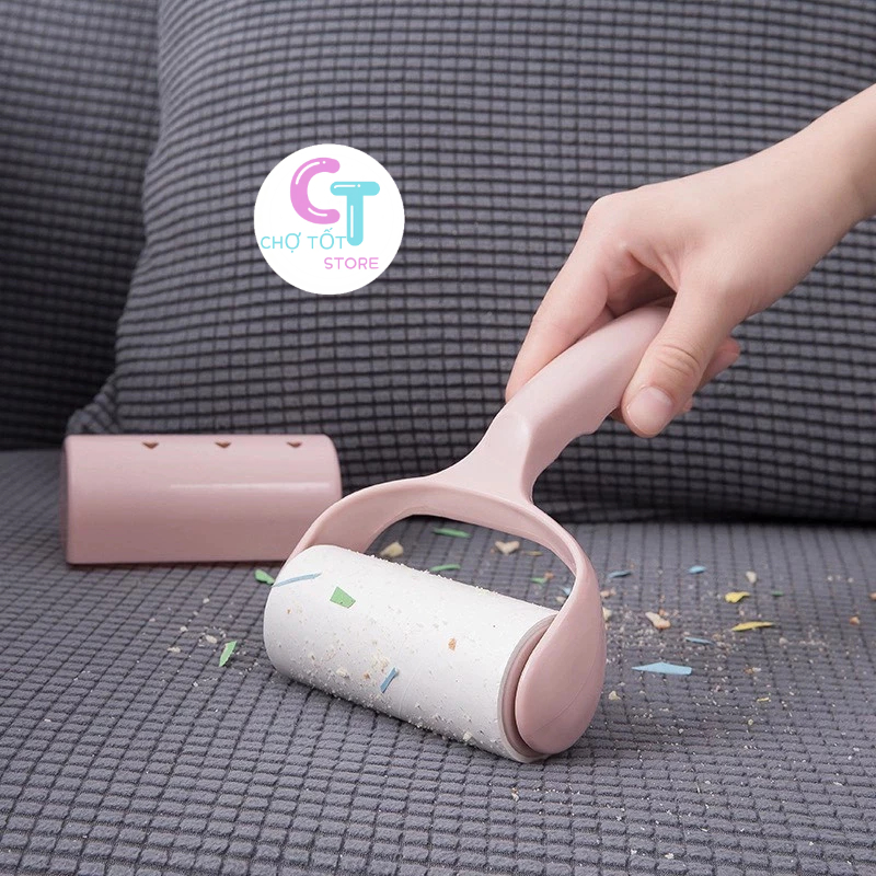 ❌Kèm Nắp❌ Bộ Cây Lăn Bụi Có Lõi Cầm Tay Làm Sạch Quần Áo,Chăn Màn,Ga Giường,Sofa,Lông Mèo Chó 88067 Chợ Tốt Store