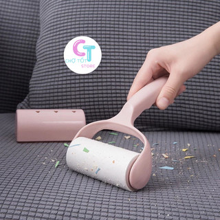 ❌Kèm Nắp❌ Bộ Cây Lăn Bụi Có Lõi Cầm Tay Làm Sạch Quần Áo,Chăn Màn,Ga Giường,Sofa,Lông Mèo Chó 88067 Chợ Tốt Store