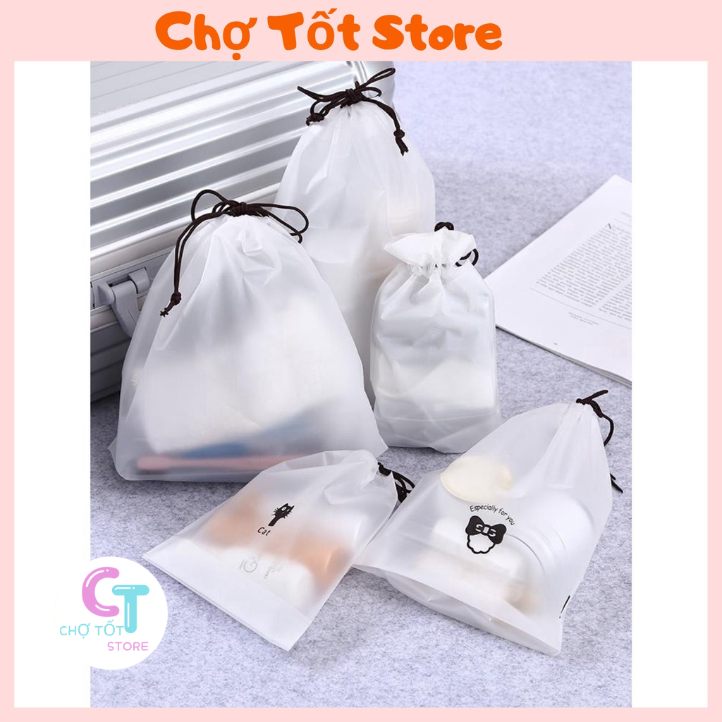 COMBO 5 Túi Dây Rút Chống Nước Du Lịch Đựng Giày Dép, Đồ Dùng, Mỹ Phẩm 88129 Chợ Tốt Store
