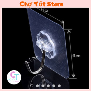 Móc Dán Tường Siêu Dính 6x6cm 88037 Chợ Tốt Store