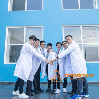  Áo blouse nam dài tay cao cấp  áo blue bác sĩ dược sĩ phòng thí nghiệm thẩm mỹ viện...  