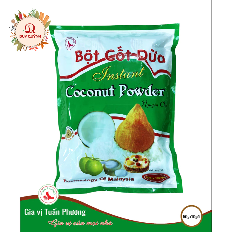 Bột Cốt Dừa nấu chè Tuấn Phương sịn 10 gói * 50g