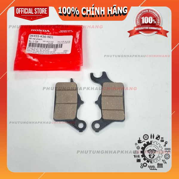Bố thắng trước Winner V1 X V2 V3 V4, Sonic, GTR 150 chính hãng Honda, má phanh win so - 06455K56