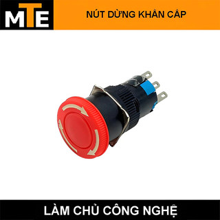 Nút nhấn dừng khẩn cấp Phi 16 250V 3A AB6