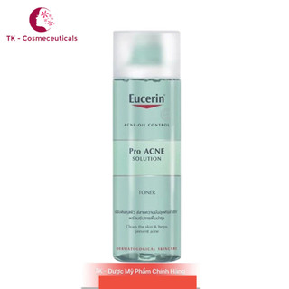   CHÍNH HÃNG  Toner Eucerin Nước Hoa Hồng Cân Bằng Da Dành Cho Da Dầu Mụn - 200ml 