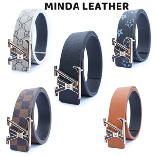 Thắt lưng nam caro nhiều màu chữ lv, dây lưng nam chữ lv sơn mặt đen trẻ trung S1A1CLV12D