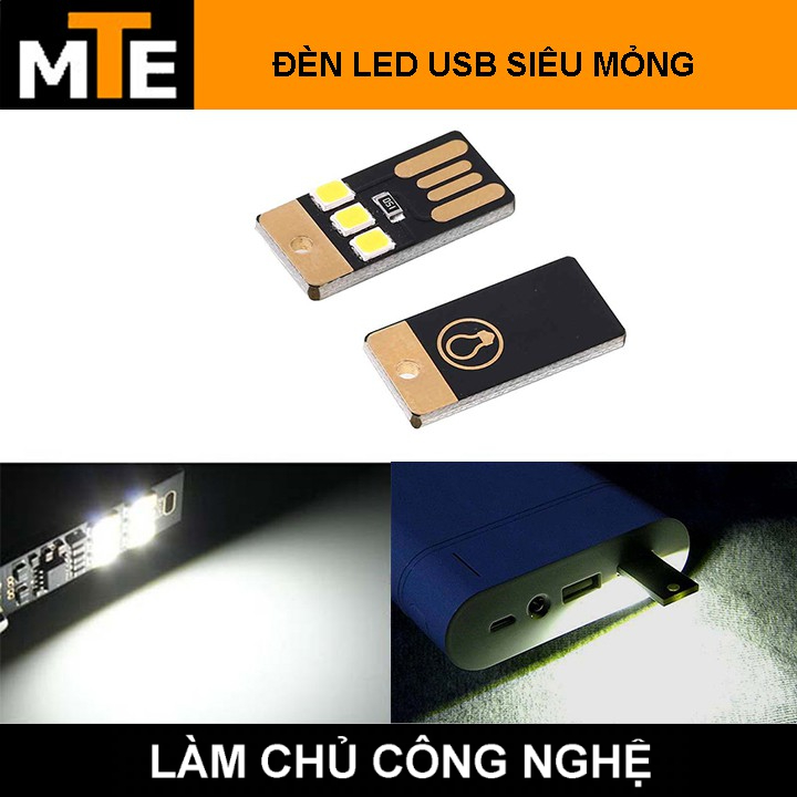 Đèn Led USB Siêu Mỏng - 3 LED siêu sáng