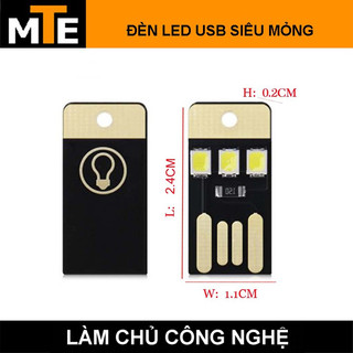 Đèn Led USB Siêu Mỏng - 3 LED siêu sáng