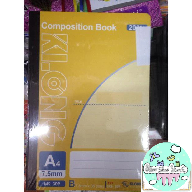 Sổ Composition A4 200 trang KLong  MS 309- khách sỉ ib