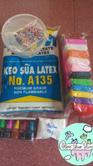 Bộ kit làm slime bơ 6 món