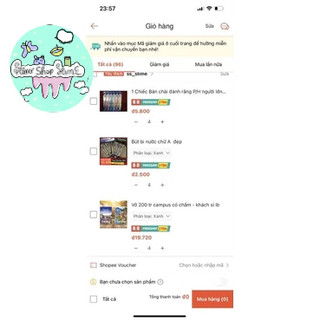 Combo đồ dùng học tập cho khách
