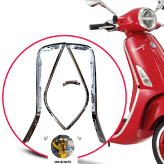 nẹp Viền zin xe Vespa Chrome/ Đen bóng