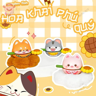  MÕ "HOA KHAI PHÚ QUÝ" - BLIND BOX HỘP MÙ đồ chơi giải trí gõ mõ tụng kinh tịnh tâm mini giảm stress 