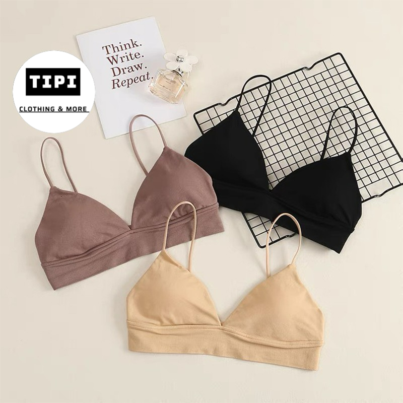 Áo lót nữ bralette cao cấp đệm mỏng chất thun cotton Y3