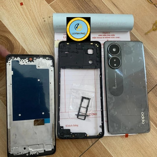 Vỏ Oppo A58 4G(camera lổ màn hình 6.72 inch)có khay sim kính camera