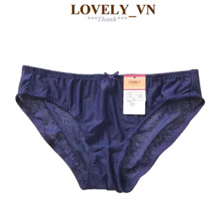  Quần lót nữ vải bông ép siêu mềm mịn hoạ tiết dệt 3D mặc mát hàng cty Lovely Việt Nam XK Nhật Q182 