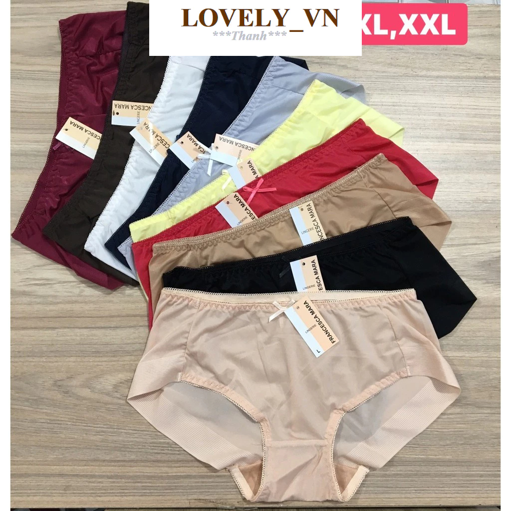 Combo 5 Quần lót nữ không viền vải voan Hàn cao cấp