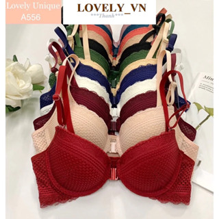  Áo lót nữ ren cài trước mút vừa 3cm cúp ngang hàng cty Lovelyvn 556 