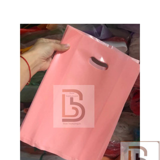 [1kg/size] - túi nilon bóng dẽo MÀU CAM PASTE