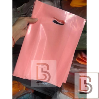 [1kg/size] - túi nilon bóng dẽo MÀU CAM PASTE