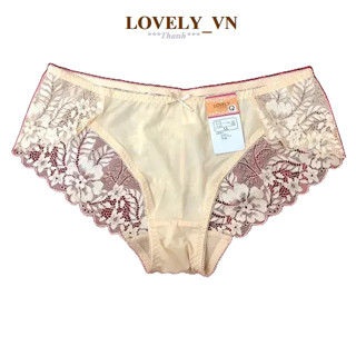  Quần lót nữ Lovelyvn 1517 chất ren siêu mịn nhiều hoạ tiết 