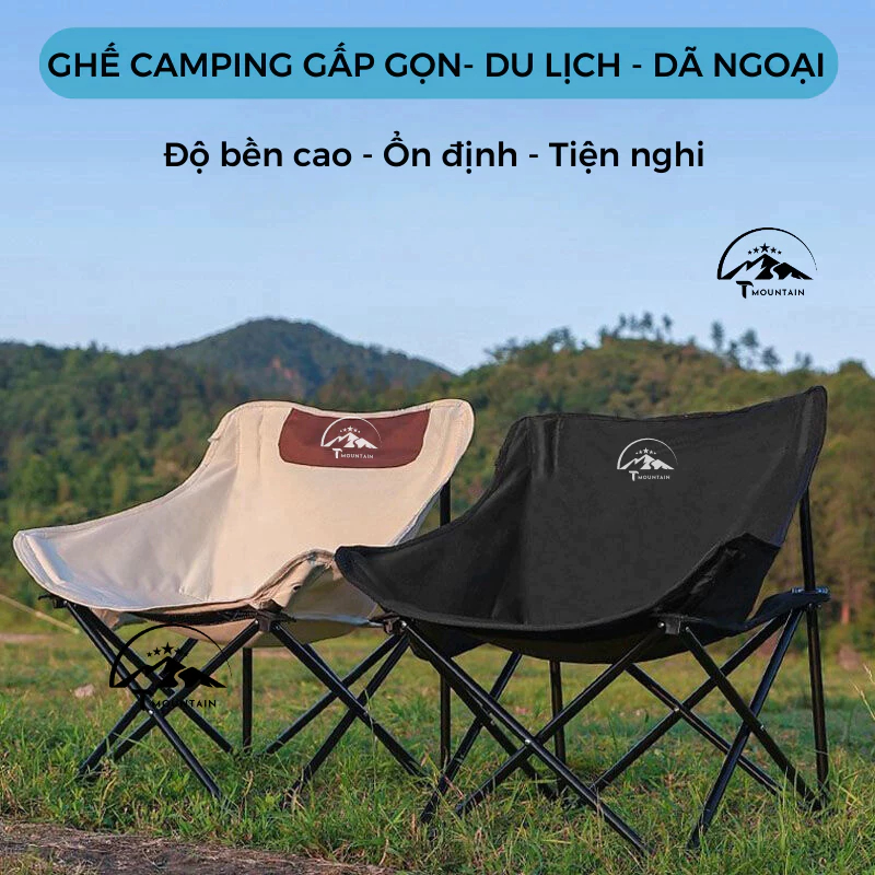 Ghế Camping Ngả Lưng Tmountain Gấp Gọn Thư Giãn Dã Ngoại Du Lịch Cao Cấp | BigBuy360 - bigbuy360.vn